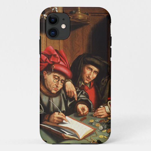 Geldleners (olie op eiken paneel) Case-Mate iPhone case (Achterkant)