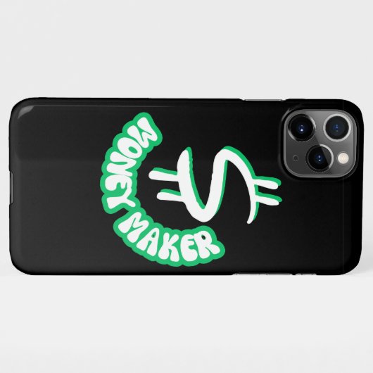 Geldmaker iPhone Case Hoesje (Achterkant horizontaal)