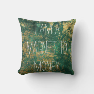 Geldmanifestatie Affirmatie Quote Kussen