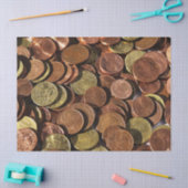 geldmunten tissuepapier (Craft)