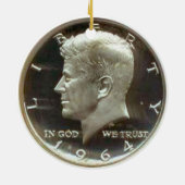 Geldornament. Keramisch Ornament (Achterkant)