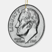 Geldornament. Keramisch Ornament (Links)