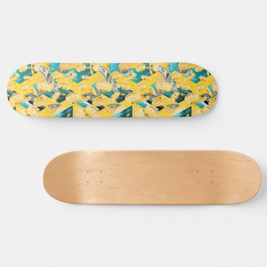 Geldpatroon Persoonlijk Skateboard (Horizontaal)