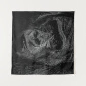 GELDPORTRAAL OP BW WANDKLEED (Voorkant (horizontaal))