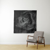 GELDPORTRAAL OP BW WANDKLEED (In Situ (horizontaal))