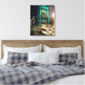 Geldrijkdom Dichtheid Treasure Room Canvas Afdruk (Insitu (Slaapkamer))