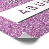 Geldrijkdom Yoga Mindful Quote Poster (Hoek)