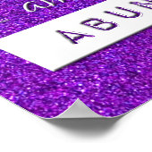 Geldrijkdom Yoga Mindful Quote Poster (Hoek)