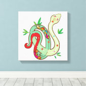 Geldslang Canvas Afdruk (Insitu (Houten vloer))