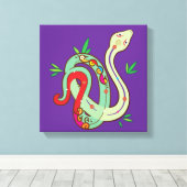 Geldslang Canvas Afdruk (Insitu (Houten vloer))