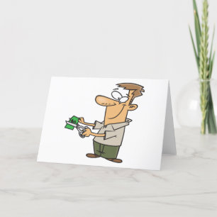 geldsnijden bedankkaart