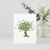 Geldspaarboom Briefkaart (Staand voorkant)