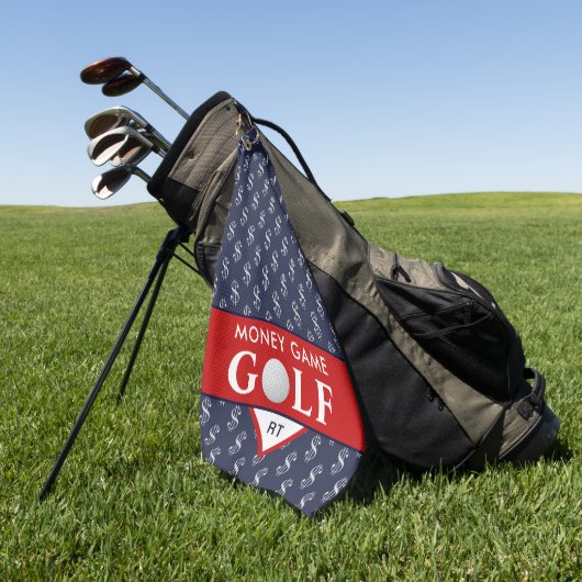 Geldspel Golf met uw Monogram Golfhanddoek (Groen)