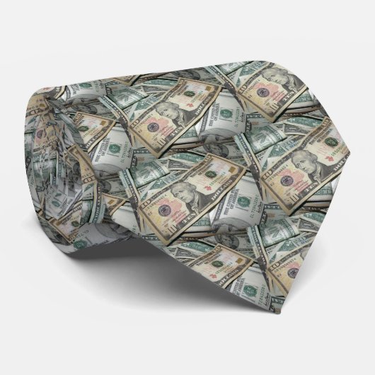 Geldstapel Stropdas (Opgerold)