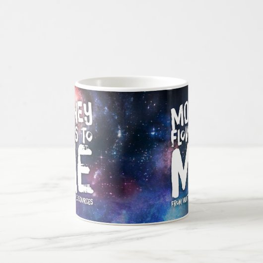 Geldstromen naar mij Wet inzake aantrekkingskracht Koffiemok (Center)