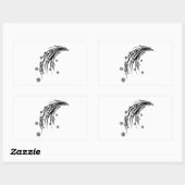 Geldstroom Rechthoek Sticker (Vel)