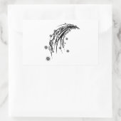 Geldstroom Rechthoek Sticker (Tas)