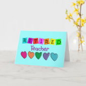 Geldt voor gepensioneerde leraren kaart (Gele Bloem)