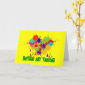 Geldt voor kunstleraren in ruste kaart (Gele Bloem)