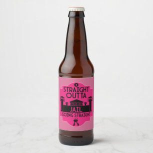 Geldt vrijlating gevangenisstraf in de gevangenis bier etiket