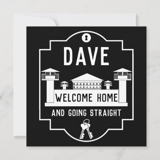 Geldt vrijlating gevangenisstraf in de gevangenis kaart (Voorkant)