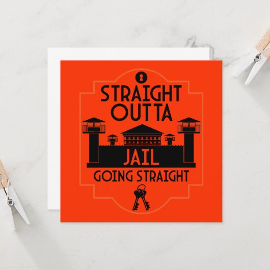 Geldt vrijlating gevangenisstraf in de gevangenis kaart (Voorkant / Achterkant in situ)