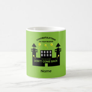 Geldt vrijlating gevangenisstraf in de gevangenis koffiemok