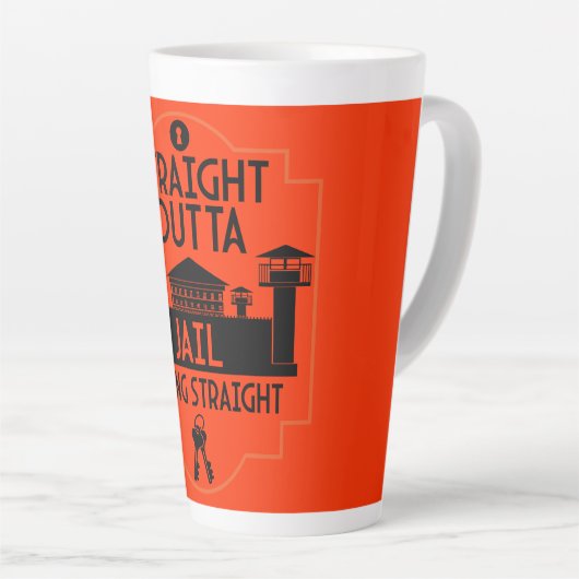 Geldt vrijlating gevangenisstraf in de gevangenis latte mok (Rechterhoek)