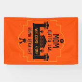 Geldt vrijlating gevangenisstraf in de gevangenis spandoek (Horizontaal)