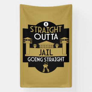 Geldt vrijlating gevangenisstraf in de gevangenis spandoek