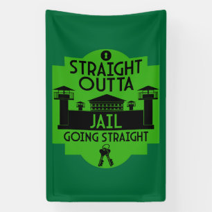 Geldt vrijlating gevangenisstraf in de gevangenis spandoek