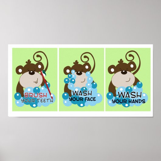 GELDTIJD BATHROOM ART PRINTS - set 3 (Voorkant)