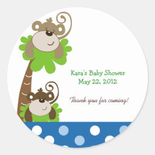 GELDTIJD (BLUE) Aangepaste ventilator ticker Ronde Sticker