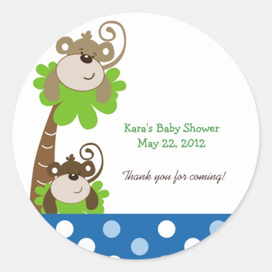 GELDTIJD (BLUE) Aangepaste ventilator ticker Ronde Sticker (Voorkant)