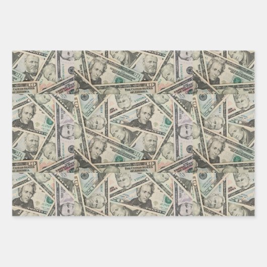 Geldvaluta Inpakpapier Vel (Voorkant 3)