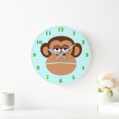 GELDVERLICHTING MET GROENE NUMMERS VOOR KINDEREN GROTE KLOK (Huis)