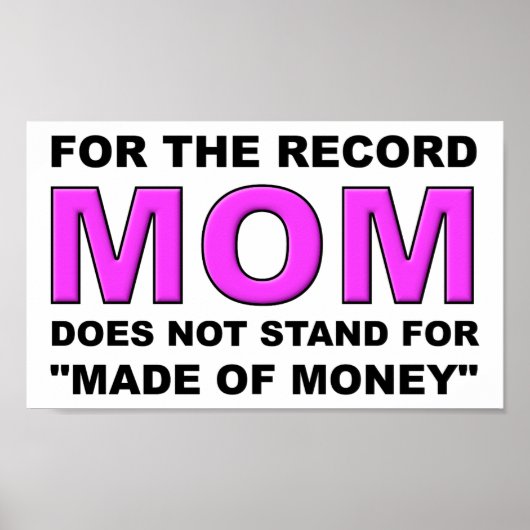 Geldvrij Poster (Voorkant)