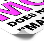 Geldvrij Poster (Hoek)