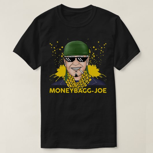 Geldzak joch waar die stimulus mijn cheque ophaalt t-shirt (Design voorkant)