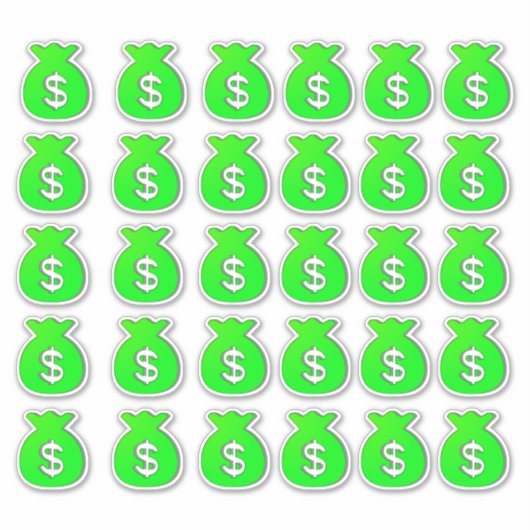 Geldzak Stickers (Voorkant)