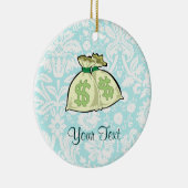 Geldzakken; Cute Keramisch Ornament (Rechts)