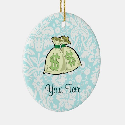 Geldzakken; Cute Keramisch Ornament (Rechts)