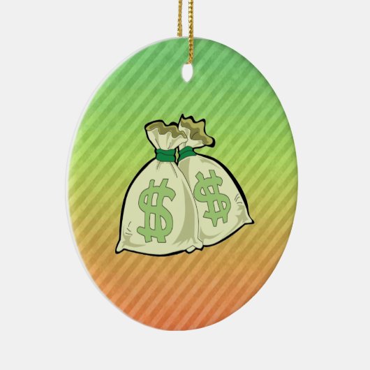 Geldzakken Keramisch Ornament (Rechts)