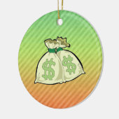 Geldzakken Keramisch Ornament (Links)