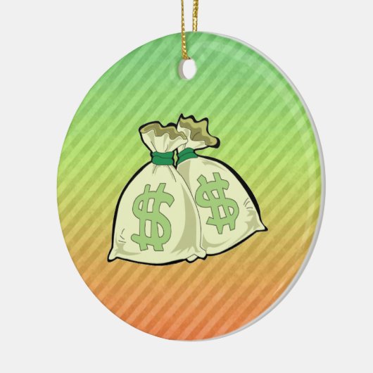 Geldzakken Keramisch Ornament (Links)