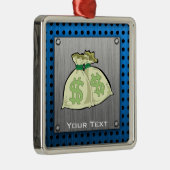 Geldzakken; Metaalblik Metalen Ornament (Rechts)