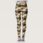 gele 2-labpuppy leggings (Voorkant)