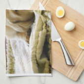 gele 2-labpuppy theedoek (Quarter Fold)