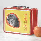 Gele aangepaste foto en naam (In situ)