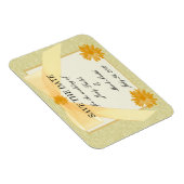 Gele aanjager sparen de Datum Magnet Magneet (Rechterzijde)